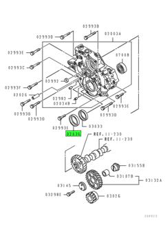 OIL SEAL,TIMING GEAR CASE 1