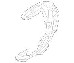 Brake Dust Shield Splash Guard <br>A used to contain the produced by