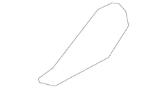 Seat Hinge Cover Back Adjusting Handle - Front