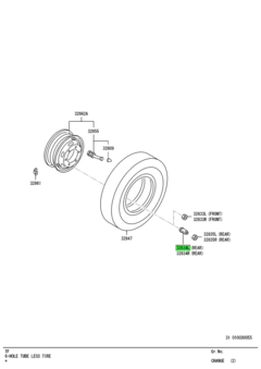 NUT,WHEEL,INR LH 1