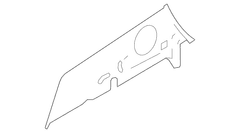 Interior Quarter Panel Trim Insert Access Hole Cover - Right (SEL)