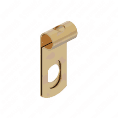 Coated 3/8 Inch Tube Clip with 7/16 Bolt