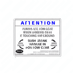 Instructional Decal