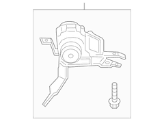 Seat Belt Lap and Shoulder - Rear, Center (Regular Wagon)