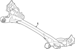 Suspension Subframe Cross Member - Rear