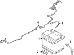 Starter Wiring Harness Cable Battery TO Motor - 2.0L