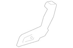 Cover Shield <br>Seat Trim Panel Pivot Seat Valance SEATS - Right, Rear, Outer