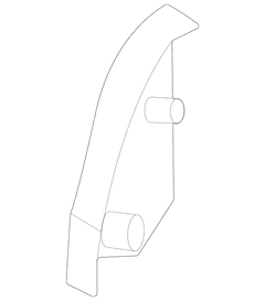 Seat Back Latch Cover - Rear