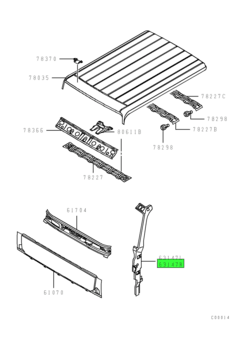 PILLAR,FR RH 4