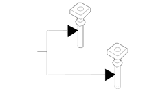 Headrest Guide Sleeve <br>Guide used in the seat back for GU Locking - Front, Rear (Cypress