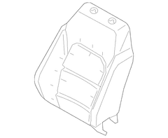 Seat Back Cushion Pad - Front