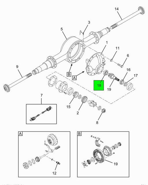 DS10038914 Navistar International | 10038914 BEARING