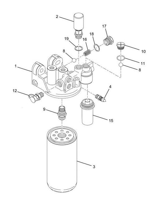 1824830C94 Navistar International | HEADER FUEL FILTER