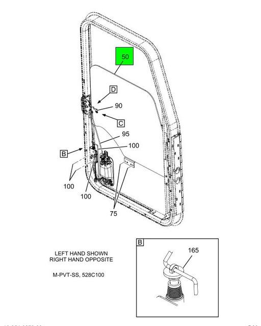 407-1001-1, Windshield LH