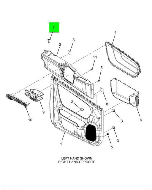 6126376C2 Navistar International | PANEL LOCK ROD GROMMET RH | Source One  Parts Center