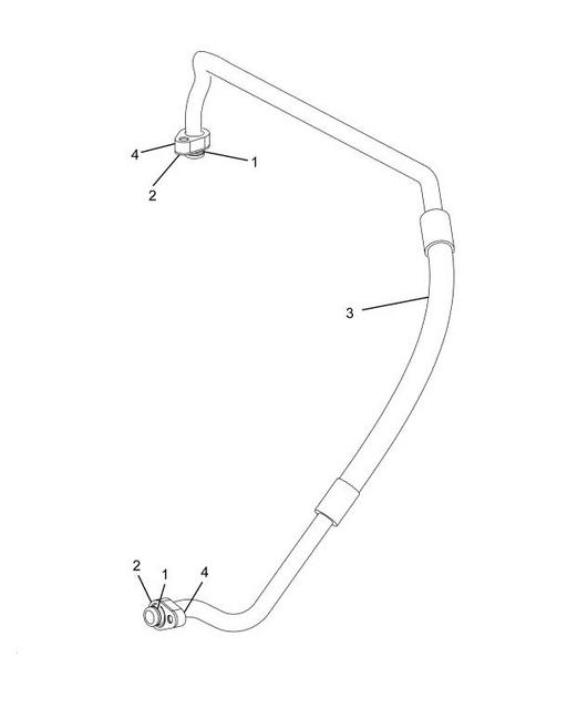 3587452C93 Navistar International | HOSE ACCUMULATOR TO