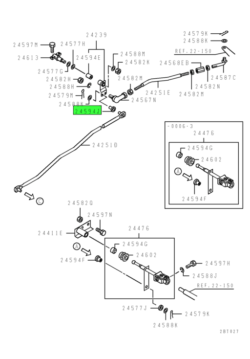 Mitsubishi Fuso サスペンションブッシュ MC812666 ８個分 Mitsubishi Fuso サスペンションブッシュ MC812666 8個分 Mitsubishi