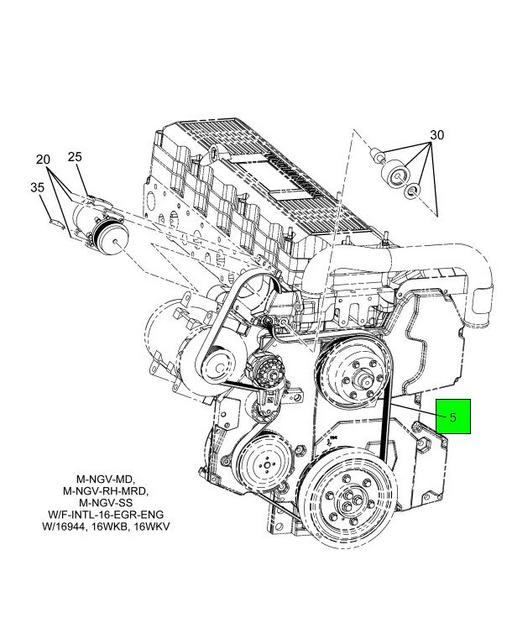 1842457C1 | Navistar International® | BELT 8PK 8252 INCHES