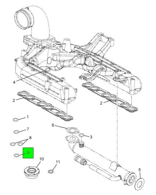 1843974C1 | Genuine Navistar International® O-RING 113 549X 652 - 5 Pack