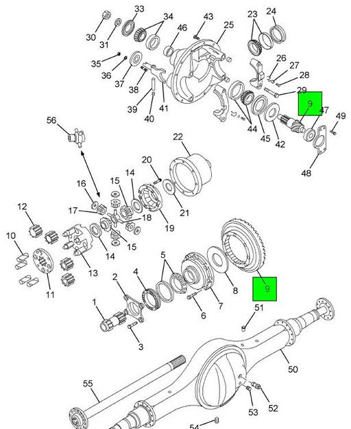 1685350C91 Navistar International | GEAR SET RING AND PINION