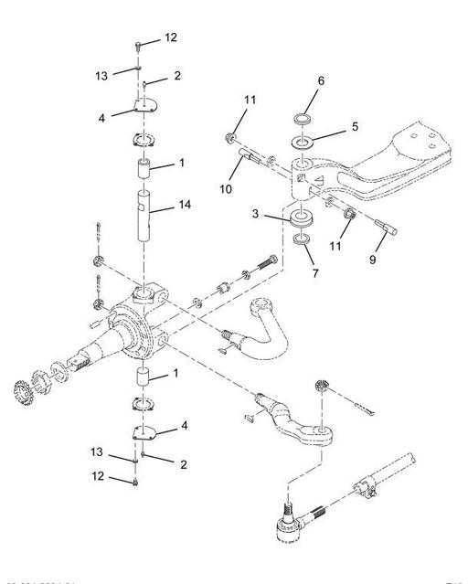 2505491C91 Navistar International | King Pin Overhaul Kit 8K