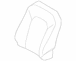 Seat Back Cushion Cover - Left, Front (XLT, XLT Sport Package)