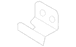 Bumper Face Bar Reinforcement Beam Bracket Trailer Hitch - Rear