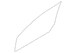 Door Glass - Left, Front