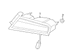 Tail Light Nut Hex Head - M6, Rear