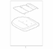 Seat Cushion Foam Pad - Right, Front (XLT)