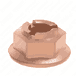 Hexagon Nut with Flange and Wedge