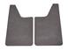 Splash Guard - Heavy Duty (flat), Rear Pair, Black with Bright Accent
