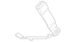 Seat Belt Receptacle Buckle - Right, Front