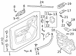Door Switch Trim Panel Cover - Front