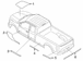 Quarter Panel Decal Stripe Graphics - Left (XLT Special Edition)