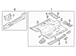 Floor Pan Crossmember - Left, Front