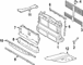 Radiator Grille Bracket - Front