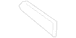 Grille Molding Bumper - Front