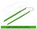 Hood Decal Wheel Arch molding Graphics - Front (Sport)