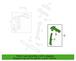 Body B-Pillar Side Roof Rail - Left, Inner