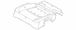 Seat Cushion Pad Foam - Right, Rear