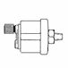 Electric Oil Pressure Sender, 80 PSI, 1/8-27 NPT