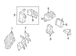 Body Control Module Bracket (Fuses)