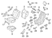 Seat Cover CAPTAINS CHAIRS Cushion <br>A that replaces the original equipment back and bottom