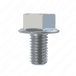 M8 x 1.25 x 12 Stainless Steel Flat Head Bolt