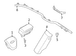 Curtain Air Bag Bracket Side Guide - Right