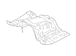 Tunnel Insulator A component that insulates or isolates the Floor Pan from another its mounting surface - Front