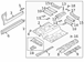 Floor Pan Crossmember - Left, Front, Upper