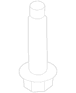 Fuel Tank Strap Bolt - M8 X 40MM