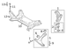 Nut Suspension crossmember - Front